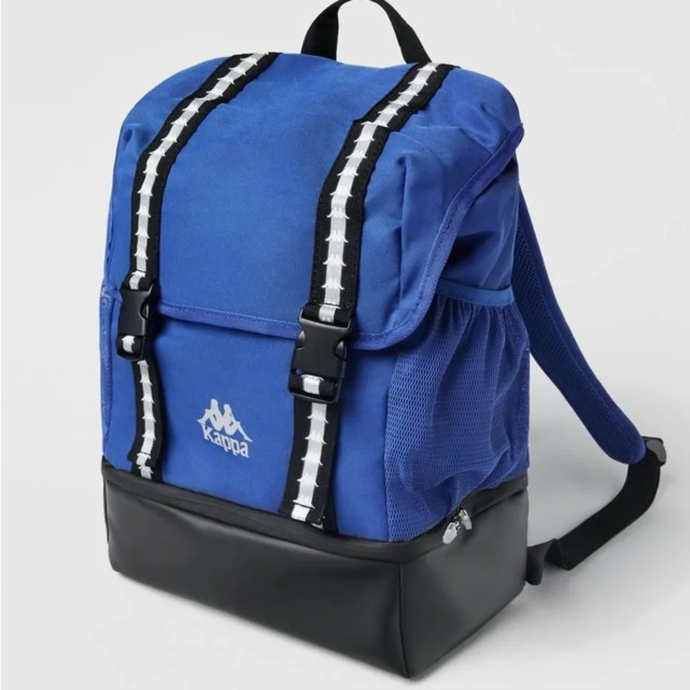 NWT. Zara X Kappa Kids Blue Backpack.